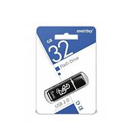 Флешка SmartBuy Glossy 32GB USB 2.0 (черный)