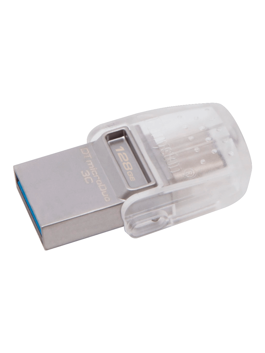 USB OTG Flash KingSton DataTraveler microDuo 3C 128GB USB3.1 - Type-C - фото 3 - id-p196963944