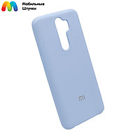 Чехол бампер Silicone Cover для Xiaomi Redmi Note 8 Pro (голубой)