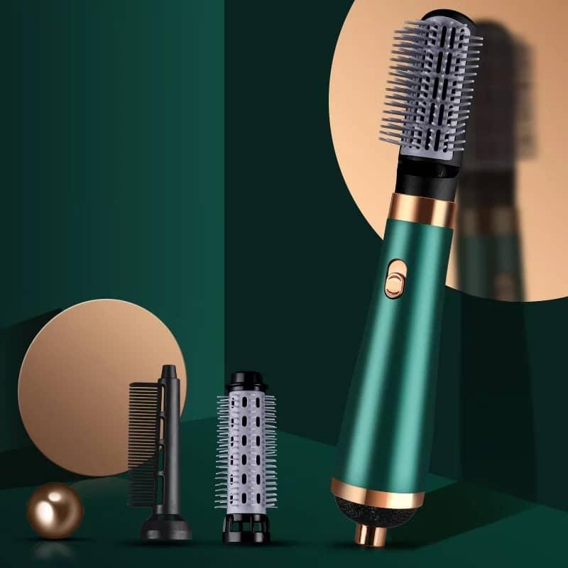 Фен расческа для волос электрический с 3 насадками Hair Dryer 3 в 1