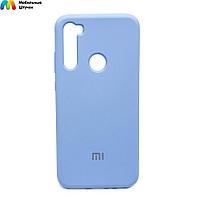 Чехол бампер Silicone Cover для Xiaomi Redmi Note 8T (голубой)