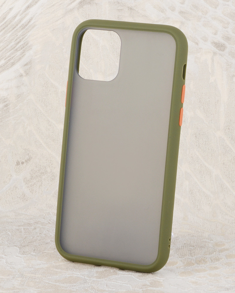 Чехол бампер Frosted для Apple iPhone 11 Pro (зеленый) - фото 1 - id-p196963022