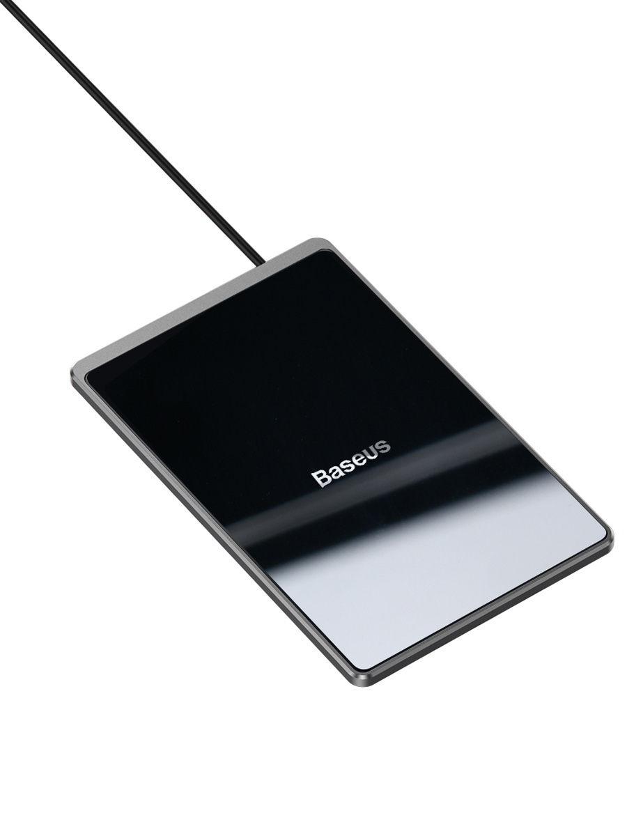 Беспроводное зарядное устройство Baseus Card Ultra-thin 15W (черный) - фото 2 - id-p196964005