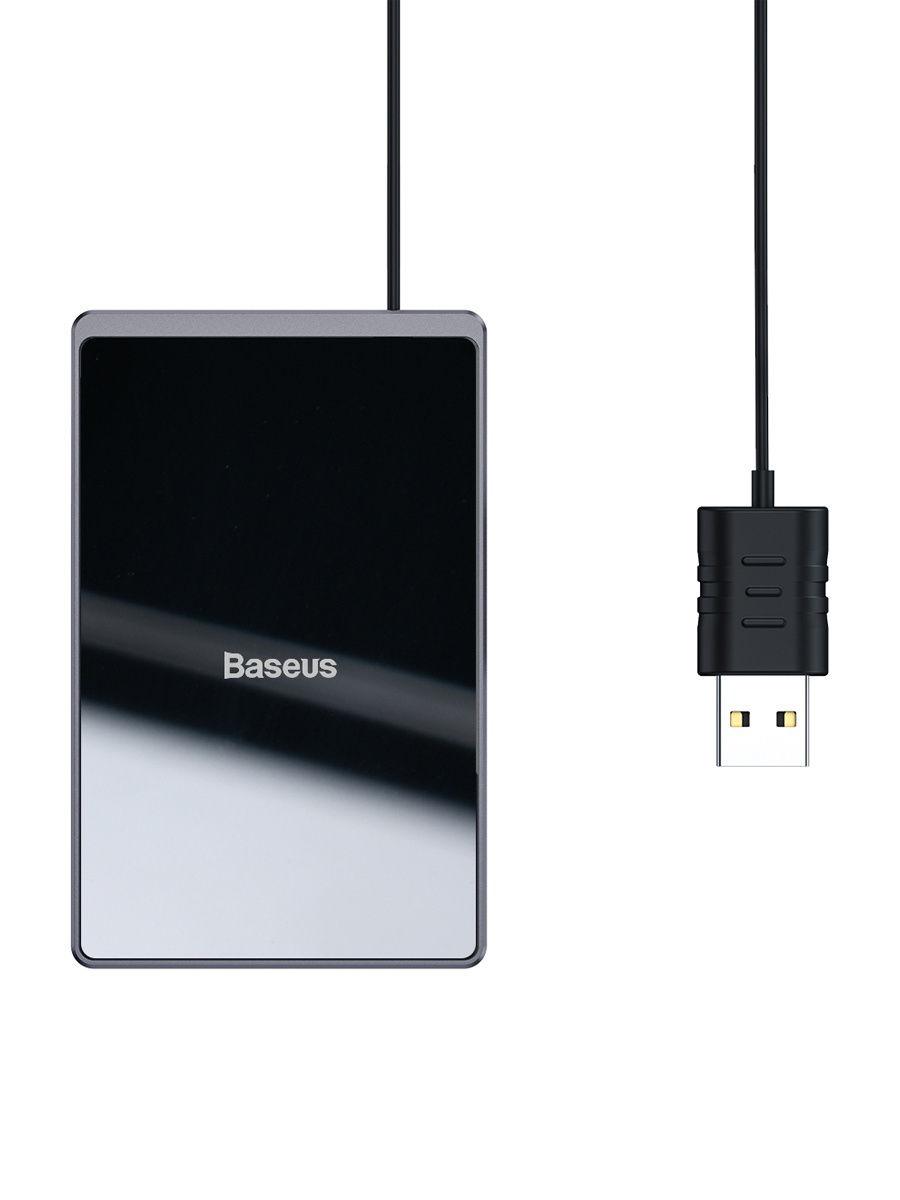 Беспроводное зарядное устройство Baseus Card Ultra-thin 15W (черный) - фото 3 - id-p196964005