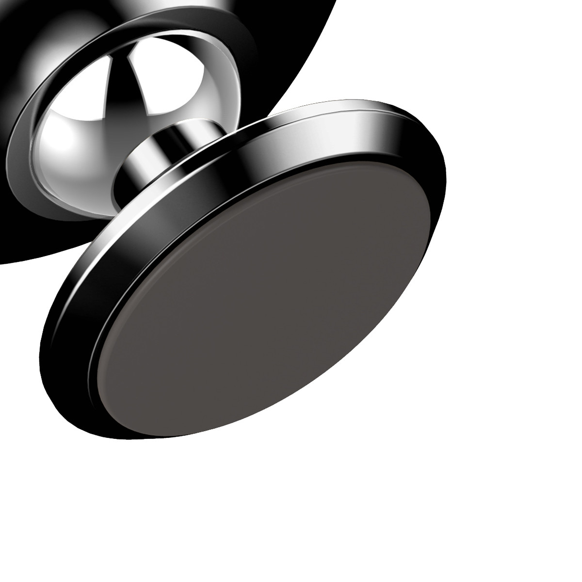 Магнитный держатель Baseus Small Ears Series Magnetic Bracket (Vertical type) (белый) - фото 3 - id-p196962135