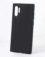 Чехол бампер Matti №2 для Samsung Galaxy Note 10 Plus (черный)