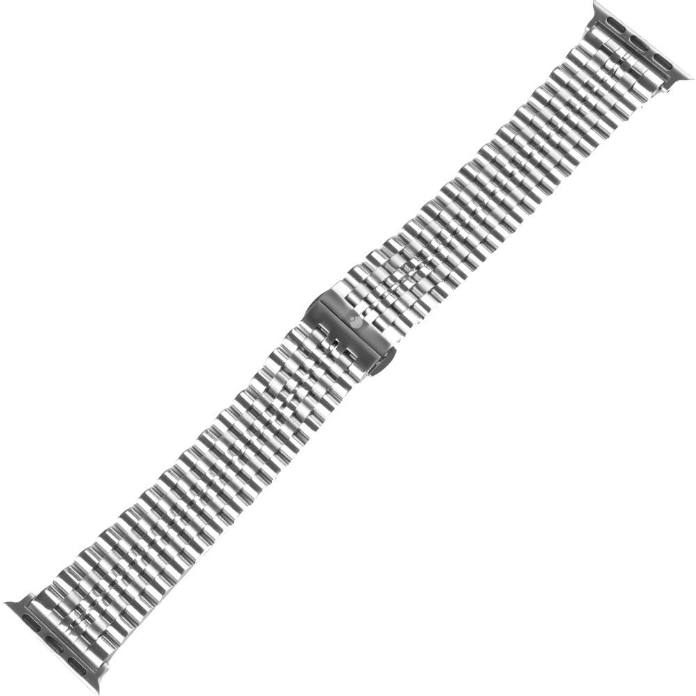 Металлический ремешок COTEetCI W27 для Apple Watch 42-44-45 мм (серебряный) - фото 1 - id-p196964102