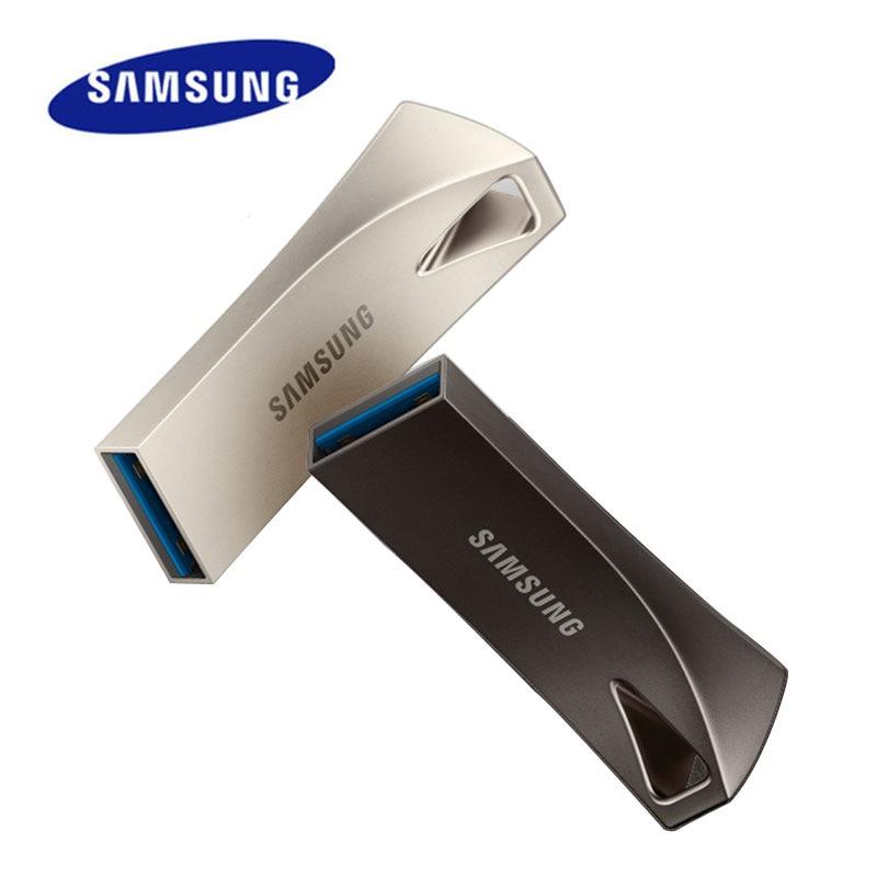 Флешка Samsung BAR Plus 64GB (серый титан) - фото 8 - id-p196962207