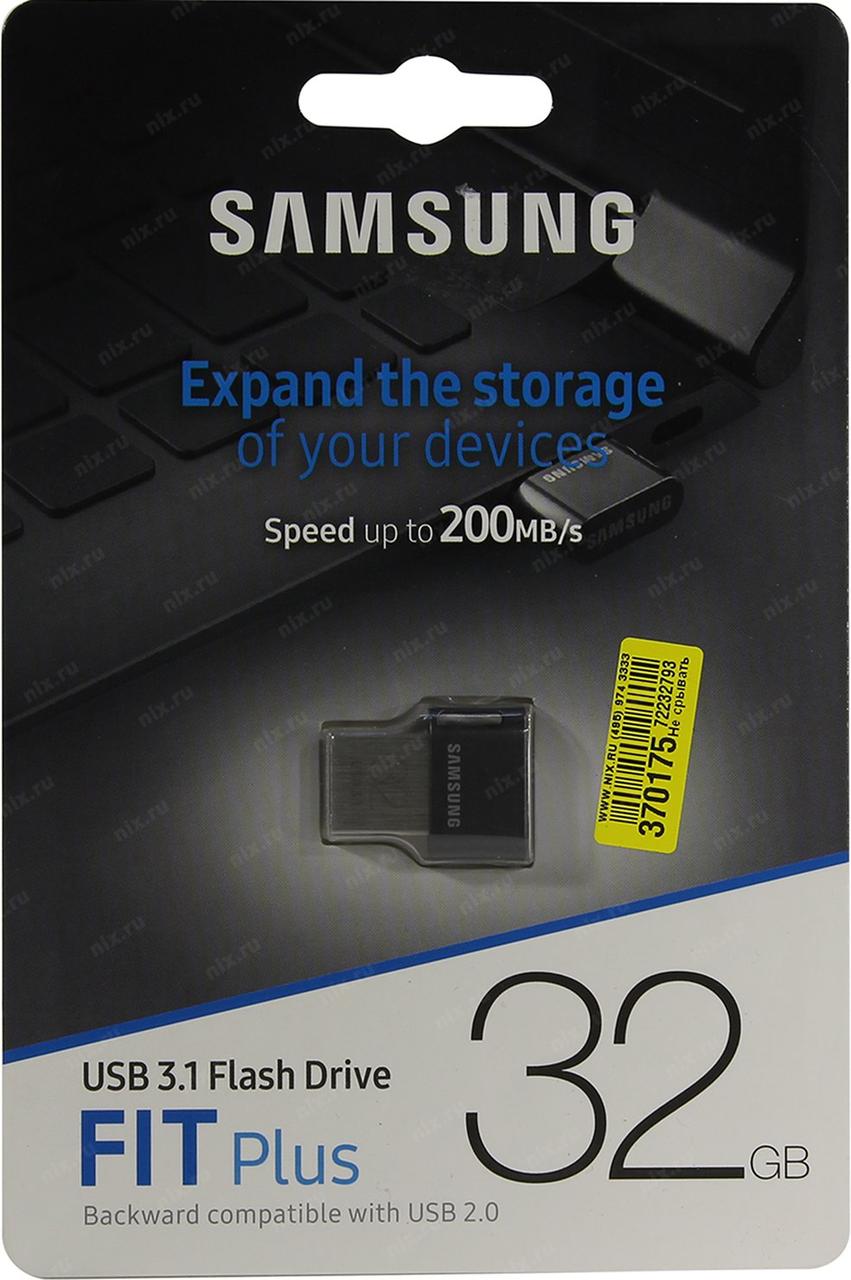Флешка Samsung USB 3.1 Flash Drive FIT Plus 32GB - фото 7 - id-p196962208