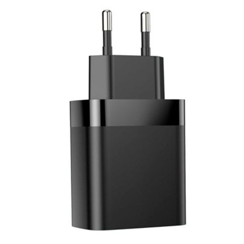 Зарядное устройство для телефона Baseus Speed Dual QC3.0 Quick charger USB+USB (CCFS-E) (черный) - фото 2 - id-p196962217
