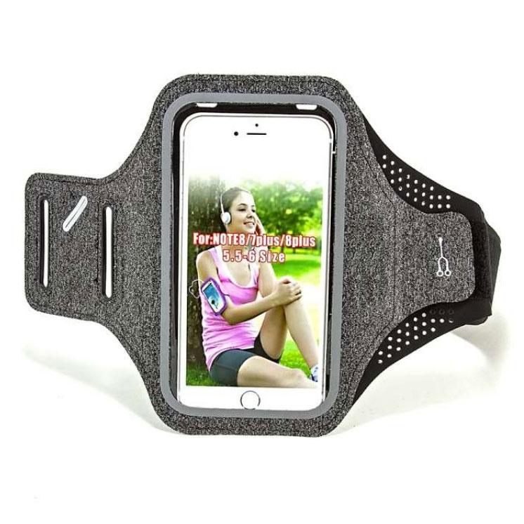 Cумка для телефона на руку Ultra thin Sports Armband 5.5 - 6.0 (серый) - фото 1 - id-p196964251