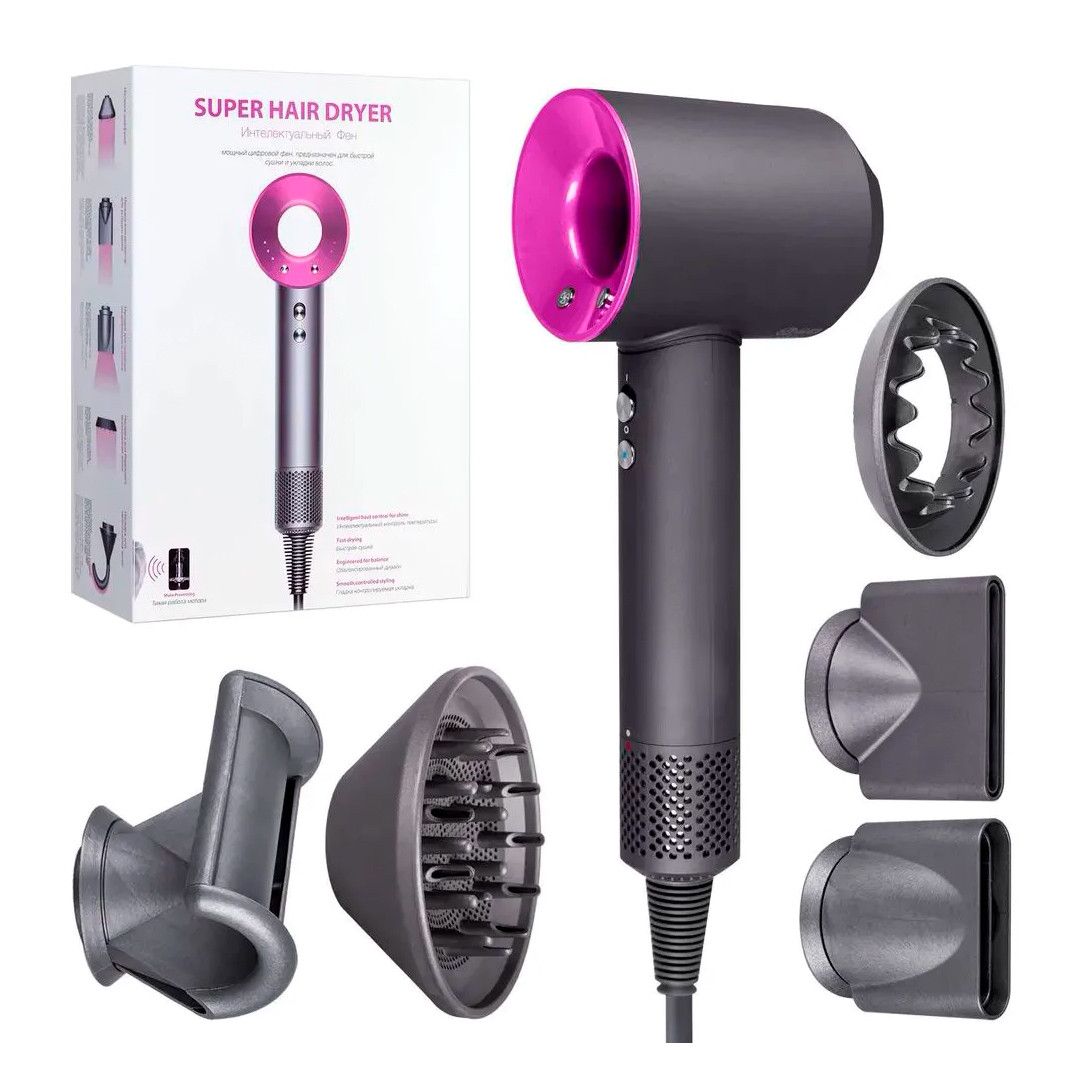 Фен для волос 5 в 1 Super Hair Dryer - фото 6 - id-p196975609