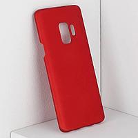 Чехол бампер пластиковый X-Level Metalic для Samsung Galaxy S9 (красный)
