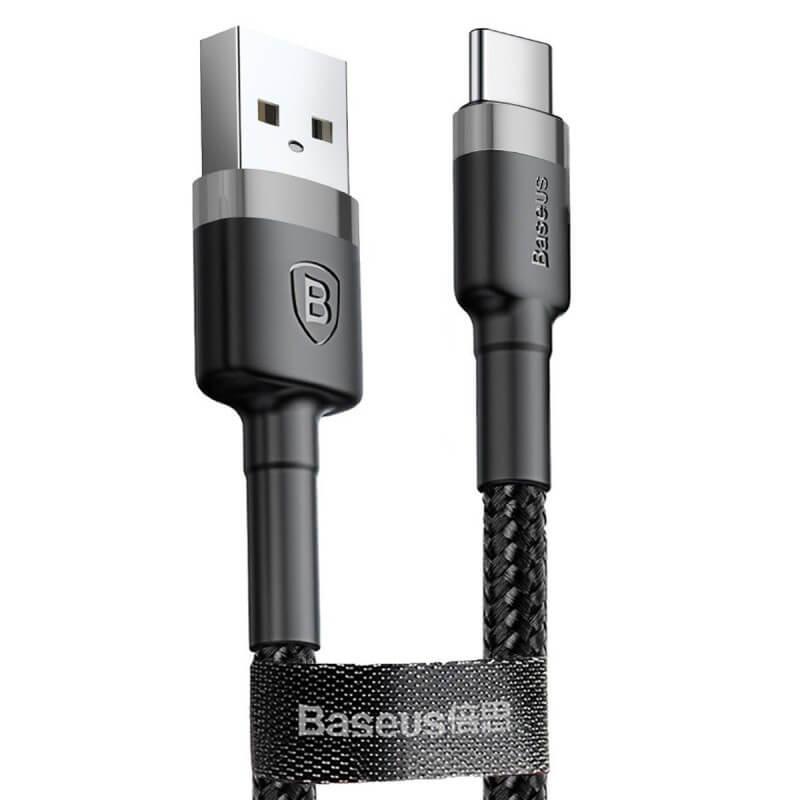 Кабель Baseus USB - USB Type-C (CATKLF-AG1) (0.5 м, черный) - фото 1 - id-p196964325