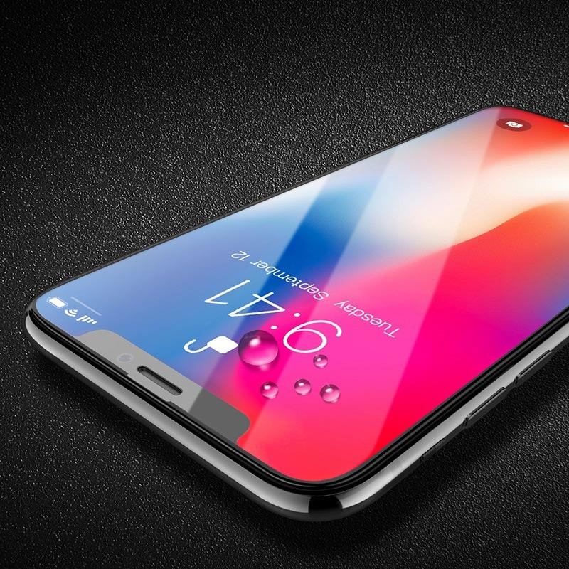 Защитное стекло для Apple iPhone XR / 11 на весь экран (черный) - фото 5 - id-p196962357