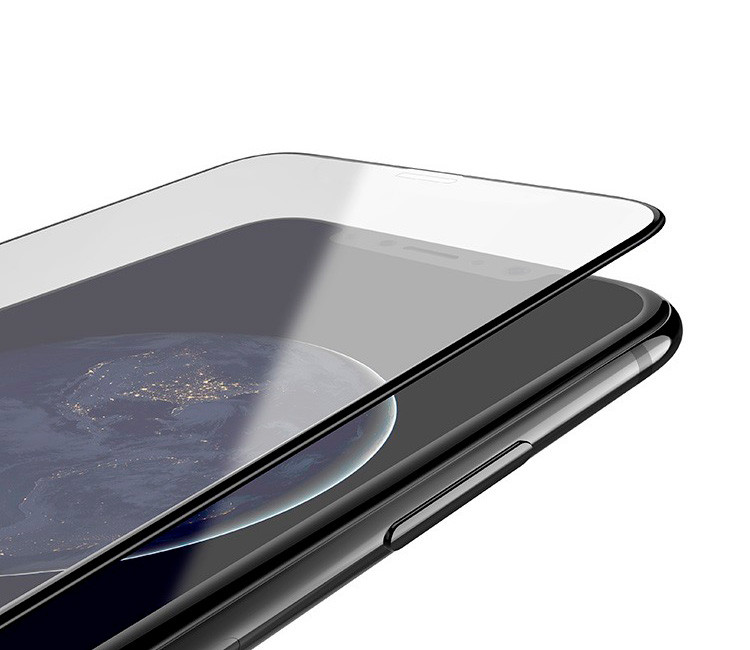 Защитное стекло для Apple iPhone XR / 11 на весь экран (черный) - фото 7 - id-p196962357