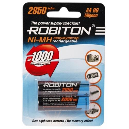 Аккумулятор Ni-Mh Robiton AA 2850 мА·ч (1шт) - фото 1 - id-p196961414