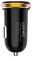 Автозарядка для телефона LDNIO DL-C22 + Lightning