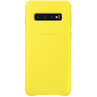 Чехол бампер Silicone Cover для Samsung Galaxy S10 Plus (желтый)