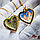 Кулон-тайник Сердце на цепочке Винтаж в золоте, фото 2
