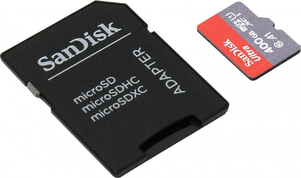 Карта памяти SanDisk Ultra microSDXC Class 10 UHS Class 1 A1 100MB/s 64GB + SD adapter - фото 1 - id-p196961494