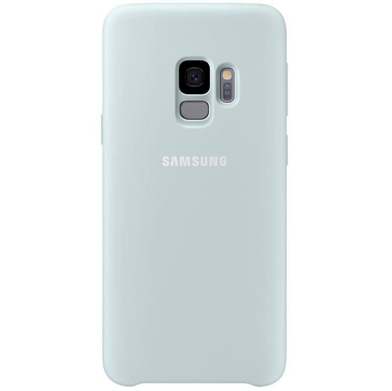 Чехол бампер Silicone Cover для Samsung Galaxy S9 (голубой) - фото 1 - id-p196963477