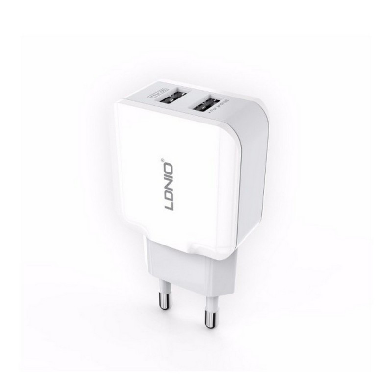 Зарядное устройство для телефона LDNIO A2202 + USB Lightning - фото 2 - id-p196961513