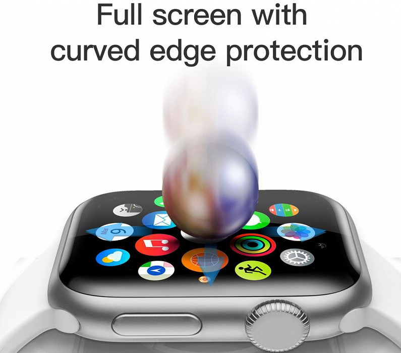 Защитное стекло для Apple Watch 42мм (мягкий край) - фото 2 - id-p196961614