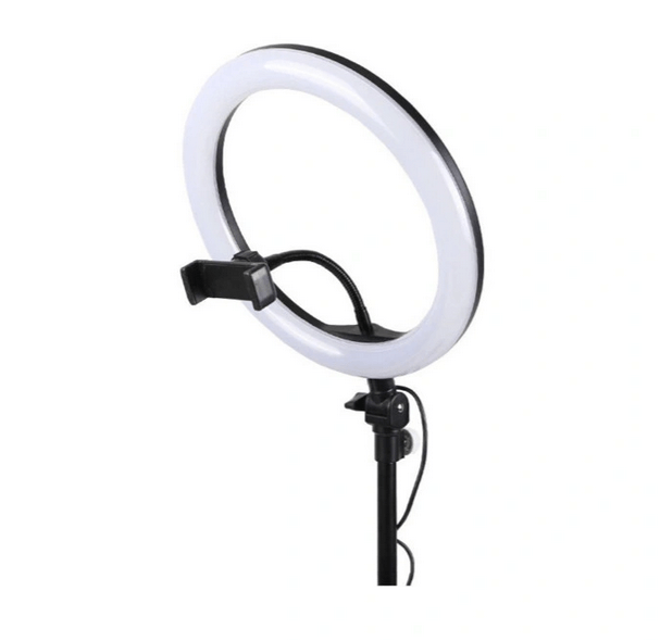 Кольцевая лампа Ring Fill Light M-33 33 см, штатив 2.2м, пульт на шнуре, крепление для смартфона - фото 5 - id-p196961641