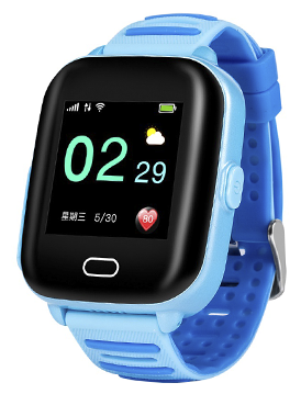 Часы телефон Smart Baby Watch Wonlex KT02 (голубой)