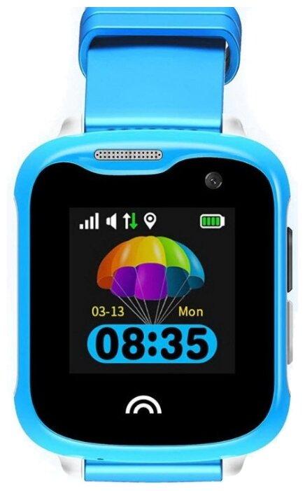 Часы телефон Smart Baby Watch Wonlex KT05 (голубой) - фото 1 - id-p196961675