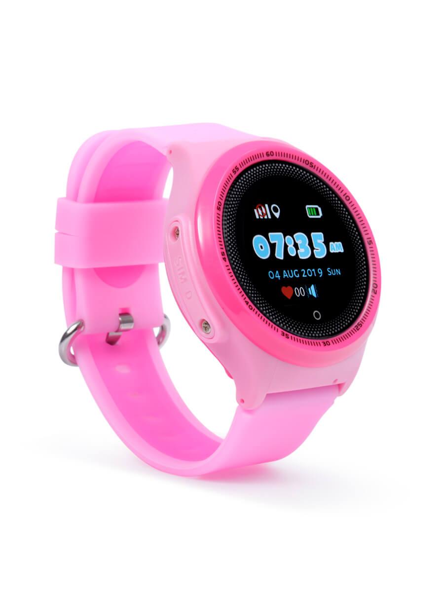 Часы телефон Smart Baby Watch Wonlex KT06 (розовый) - фото 2 - id-p196961676