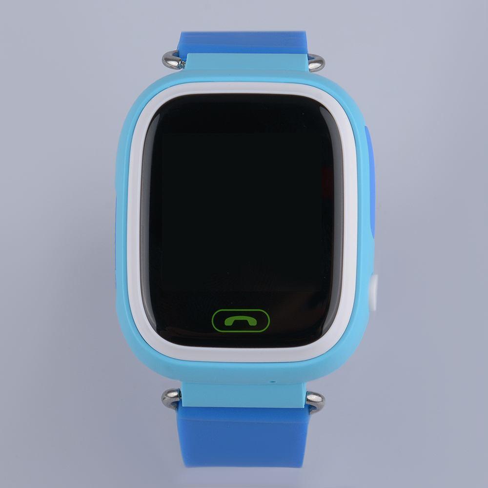 Часы телефон Smart Baby Watch Wonlex Q80 (голубой) - фото 3 - id-p196961678