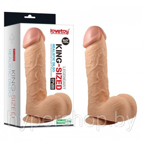 Фаллоимитатор реалистичный с присоской Legendary king-sized Realistic Dildo 25 см