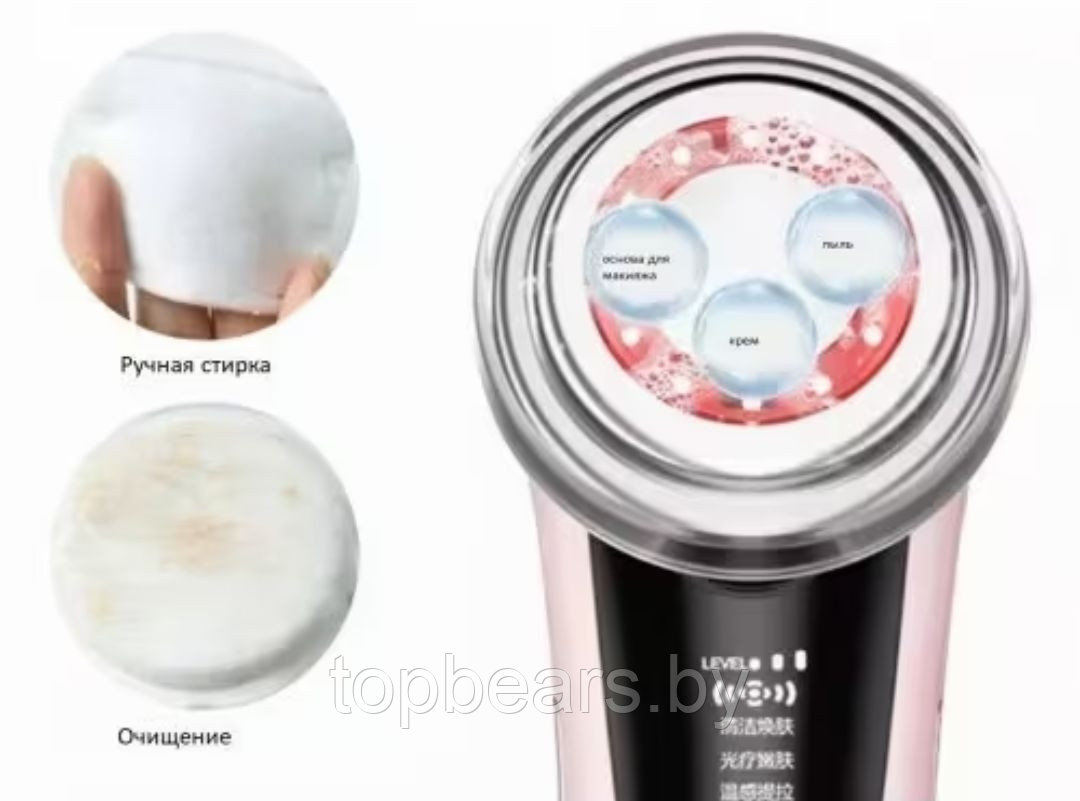 Микротоковый аппарат для ухода за лицом с функцией RF лифтинга 7в1 Anti-AgingRejuvenation Device M8807 - фото 5 - id-p180192597