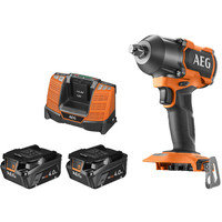 Гайковерт AEG Powertools BSS18MTF12BL-402C 4935479664 (с 2-мя АКБ, кейс)