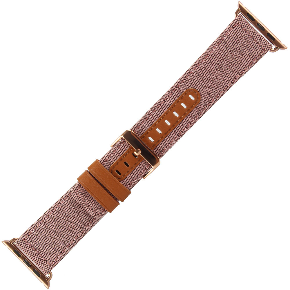 Текстильный ремешок Vinson для Apple Watch 42-44-45 мм (розовый) - фото 1 - id-p196961748