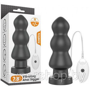 Большая анальная ёлочка с вибрацией King Sized Vibrating Anal Rigger 20 см