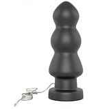 Большая анальная ёлочка с вибрацией King Sized Vibrating Anal Rigger 20 см, фото 4