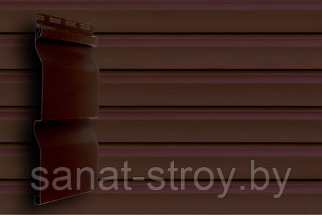 Сайдинг Корабельная доска Grand Line Acryl темный дуб (3,0м), фото 2