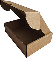 Коробка самосборная 135 х 105 х 80 мм бурая fefco 0427 из микрогофрокартона 1,5 мм Т23