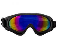 Маска защитная Nevzorov Ski Mask Team горнолыжная, сноубордическая Black оправа с цветной линзой ND-4636-2