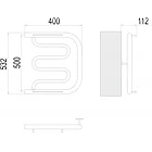 Полотенцесушитель водяной Terminus Фокстрот 50/40, фото 3