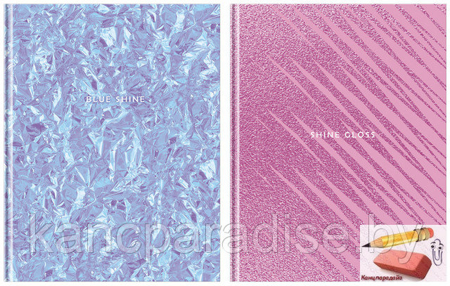 Бизнес-блокнот А5 BG Blue&Rose, 80 листов, глянцевая ламинация, металлизация, арт.ББ5т80_м_лг 8798