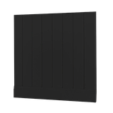 Скандинавская стеновая панель МДФ Ликорн черная матовая 140*12*2800мм, фото 3