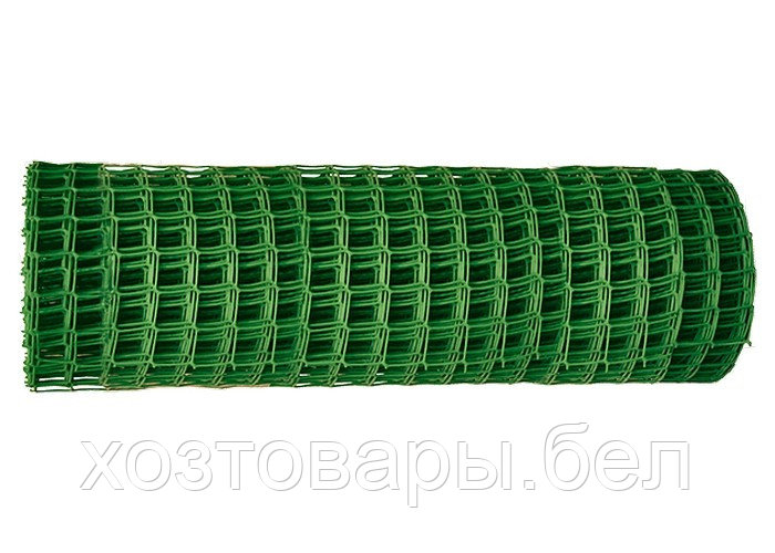 Решетка садовая, высота 1м ячейка 83x83мм, толщина нити 5мм, ПВХ зеленая - фото 2 - id-p180253602