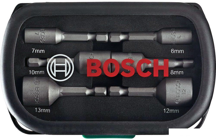 Набор торцевых головок Bosch 2607017313 6 предметов - фото 1 - id-p196986852