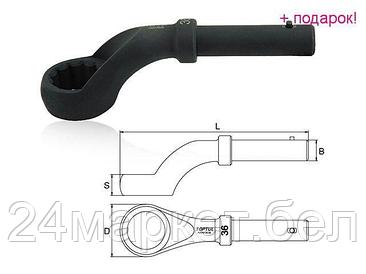 TOPTUL Тайвань Ключ ударный накидной (угол 45гр) 27мм TOPTUL (AAAV2727)