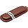 USB накопитель (флешка) Business коричневая кожа, 16 Гб, фото 2