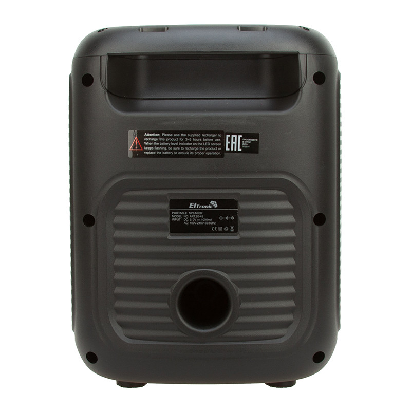 Портативная беспроводная bluetooth колонка Eltronic CRAZY BOX 150 Watts арт. 20-45 с LED-подсветкой и RGB - фото 10 - id-p196995629